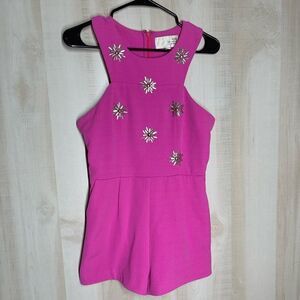 J.O.A. Pink shorts romper sleeveless, size small‎
